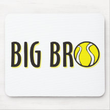Cooles großes Bro Bruder-Hemd - Tennis-Thema Mousepads