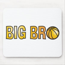 Cooles großes Bro Hemd - Basketball-Thema Mousepads