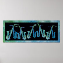 Cooles Saxophone-Band Plakatdruck