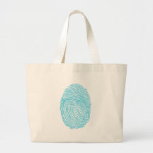Copie bleue de pouce sacs fourre-tout