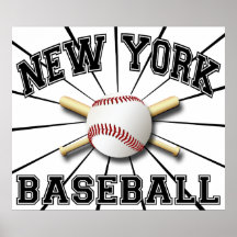 COPIE D'AFFICHE DE BASE-BALL DE NEW YORK