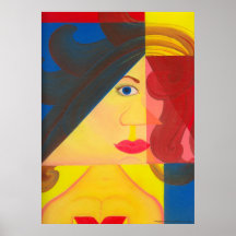 Copie d'affiche "de femme de merveille"
