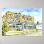 Copie de restaurant de fruits de mer ("Padstow)" Affiche