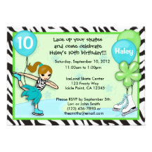 Copie de zèbre d'invitation d'anniversaire de pati