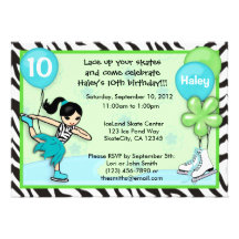 Copie de zèbre d'invitation d'anniversaire de pati