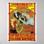 Copie néerlandaise vintage d'affiche de bicyclette