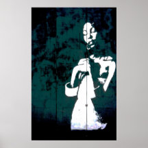 copie psychédélique de graffiti posters