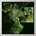 Copie tordue d'art abstrait d'équilibre posters