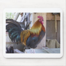 coq tapis de souris