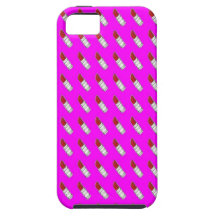 Coque iphone imprimé par rouge à lèvres de roses i coques iPhone 5