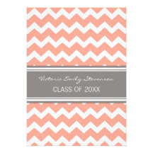 Corail fait sur commande Chevron d'invitation de f