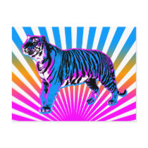Corey Tiger-80er Retro Tiger steigender Sun
