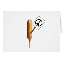 Corndogs Grußkarte