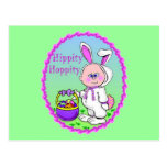Costume de lapin de Pâques Carte Postale