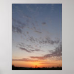 Coucher du soleil du Kansas Posters