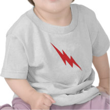 couleur rouge de rayon frais d'image t-shirts