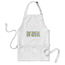 Couleurs de drapeau du Brésil ! Tabliers