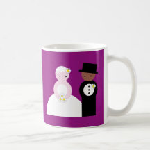 Couples mignons de mariage mug