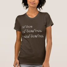 Courez le DOS T-shirts