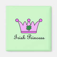 couronne irlandaise de princesse aimants pour réfrigérateur