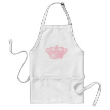 Couronne rose tablier