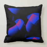 Coussin bleu dramatique de lancer de carré d'Absta