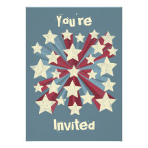 Coutume de bruit d'étoile faire-part personnalisé