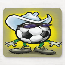 Cowboy du football tapis de souris