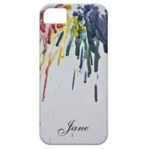Crayons fondus personnalisables coque Case-Mate iPhone 5