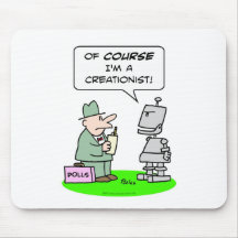 Creationistroboterkurs-Religionsabstimmungen Mousepads