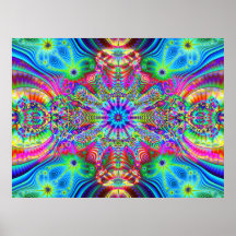 Creatrip cosmique - visuels trippy psychédéliques affiche
