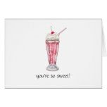 Crème aux fraises cartes