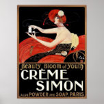 Creme-Simon-Seifen Posterdrucke