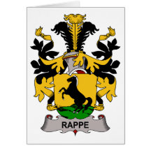 Crête de famille de Rappe Cartes De Vœux
