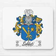 Crête de famille de Soldati Tapis De Souris