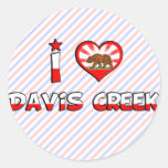 Crique de Davis, CA Autocollant