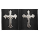 Croix noire coques iPad folio
