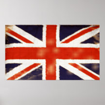 Cru d'image d'Union Jack Posters