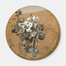 Curiosité de Mars Rover chez Rocknest Magnets Pour Réfrigérateur