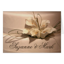 Customisez votre propre zantedeschia carte de vœux