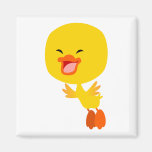Cute Flying Cartoon Duckling Magnet magnets