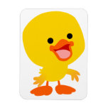 Cute Smiling Cartoon Duckling Flexible Magnet magnets