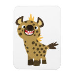 Cute Smiling Cartoon Hyena Flexible Magnet magnets