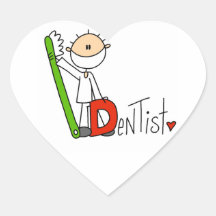 D est pour le dentiste autocollants