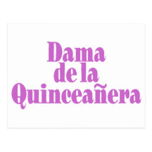 Dama de las Quinceanera Carte Postale