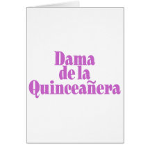 Dama de las Quinceanera Cartes