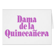 Dama de las Quinceanera Cartes De Vœux