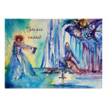 DAME OF LAKE, EXCALIBUR, Magie und Geheimnis Individuelle Ankündigungskarte