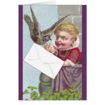 Dame Receives Mail Via Pigeon