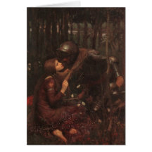 Dame Sans Merci de belle de La Cartes De Vœux